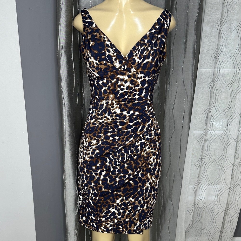 Lauren Ralph Lauren women’s Sz 2P  Animal Print Mini Dress